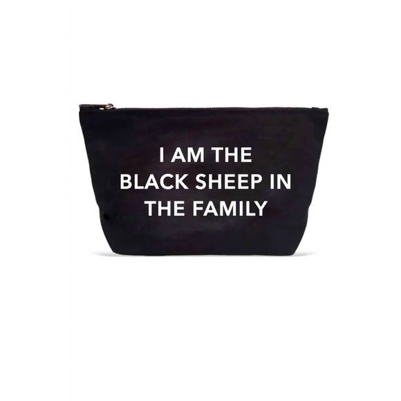 NEW LA TRADING CO sheep pouch in black - Picture 1 of 1